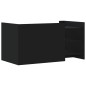 vidaXL Tavolino da Salotto Nero 100x50x50 cm Legno Multistrato