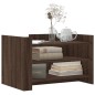 vidaXL Tavolino da Salotto Rovere Marrone 80x50x50cm Legno Multistrato
