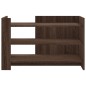vidaXL Tavolino da Salotto Rovere Marrone 80x50x50cm Legno Multistrato