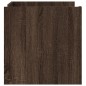 vidaXL Tavolino da Salotto Rovere Marrone 80x50x50cm Legno Multistrato
