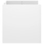 vidaXL Tavolino da Salotto Bianco 80x50x50 cm in Legno Multistrato