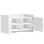 vidaXL Tavolino da Salotto Bianco 80x50x50 cm in Legno Multistrato
