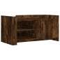 vidaXL Tavolino Salotto Rovere Fumo 100x50x50 cm in Legno Multistrato