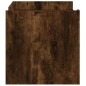 vidaXL Tavolino Salotto Rovere Fumo 100x50x50 cm in Legno Multistrato