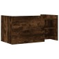 vidaXL Tavolino Salotto Rovere Fumo 100x50x50 cm in Legno Multistrato