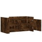 vidaXL Tavolino Salotto Rovere Fumo 100x50x50 cm in Legno Multistrato