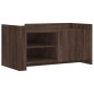 vidaXL Tavolino Salotto Rovere Marrone 100x50x50 cm Legno Multistrato