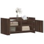 vidaXL Tavolino Salotto Rovere Marrone 100x50x50 cm Legno Multistrato