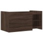 vidaXL Tavolino Salotto Rovere Marrone 100x50x50 cm Legno Multistrato