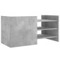 vidaXL Mobile per TV Grigio Cemento 80x35x40 cm Legno Multistrato vidaXL Mobile per TV Grigio Cemento 80x35x40 cm Legno Multistrato