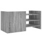 vidaXL Mobile Porta TV Grigio Sonoma 80x35x40 cm in Legno Multistrato vidaXL Mobile Porta TV Grigio Sonoma 80x35x40 cm in Legno Multistrato