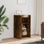 vidaXL Credenza Rovere Fumo 45x35x75 cm in Legno Multistrato vidaXL Credenza Rovere Fumo 45x35x75 cm in Legno Multistrato