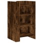 vidaXL Credenza Rovere Fumo 45x35x75 cm in Legno Multistrato vidaXL Credenza Rovere Fumo 45x35x75 cm in Legno Multistrato