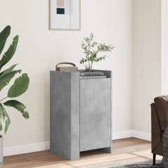 vidaXL Credenza Grigio Cemento 45x35x75 cm in Legno Multistrato