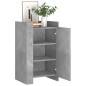 vidaXL Credenza Grigio Cemento 45x35x75 cm in Legno Multistrato vidaXL Credenza Grigio Cemento 45x35x75 cm in Legno Multistrato