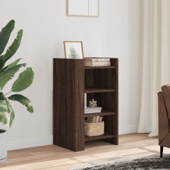vidaXL Credenza Rovere Marrone 45x35x75 cm in Legno Multistrato