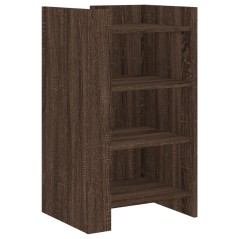 vidaXL Credenza Rovere Marrone 45x35x75 cm in Legno Multistrato