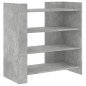 vidaXL Credenza Grigio Cemento 73,5x35x75 cm in Legno Multistrato vidaXL Credenza Grigio Cemento 73,5x35x75 cm in Legno Multistrato