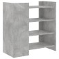 vidaXL Credenza Grigio Cemento 73,5x35x75 cm in Legno Multistrato vidaXL Credenza Grigio Cemento 73,5x35x75 cm in Legno Multistrato