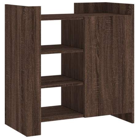vidaXL Credenza Rovere Marrone 73,5x35x75 cm in Legno Multistrato
