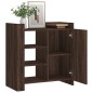 vidaXL Credenza Rovere Marrone 73,5x35x75 cm in Legno Multistrato vidaXL Credenza Rovere Marrone 73,5x35x75 cm in Legno Multistrato