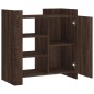 vidaXL Credenza Rovere Marrone 73,5x35x75 cm in Legno Multistrato vidaXL Credenza Rovere Marrone 73,5x35x75 cm in Legno Multistrato