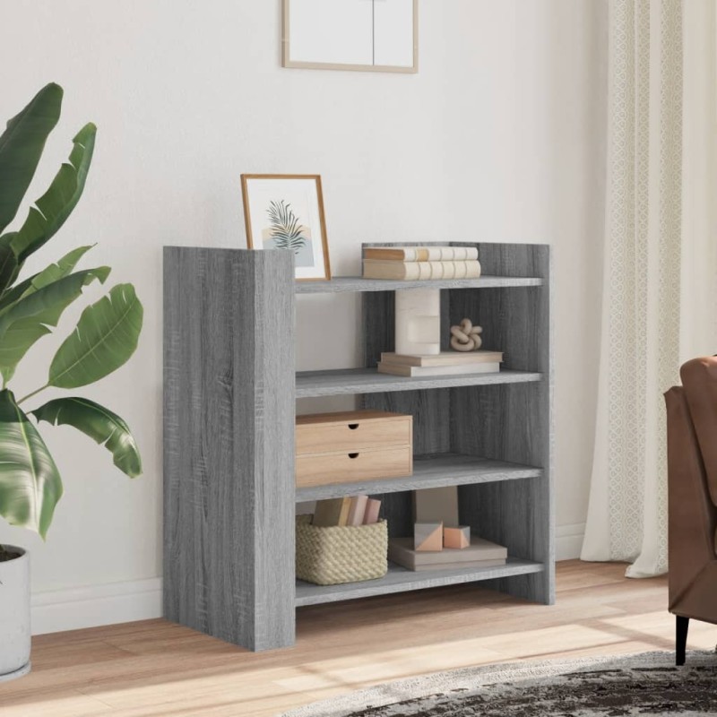 vidaXL Credenza Grigio Sonoma 73,5x35x75 cm in Legno Multistrato