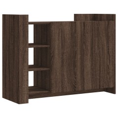 vidaXL Credenza Rovere Marrone 100x35x75 cm in Legno Multistrato