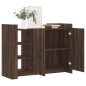 vidaXL Credenza Rovere Marrone 100x35x75 cm in Legno Multistrato vidaXL Credenza Rovere Marrone 100x35x75 cm in Legno Multistrato