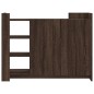 vidaXL Credenza Rovere Marrone 100x35x75 cm in Legno Multistrato vidaXL Credenza Rovere Marrone 100x35x75 cm in Legno Multistrato