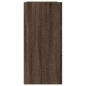 vidaXL Credenza Rovere Marrone 100x35x75 cm in Legno Multistrato vidaXL Credenza Rovere Marrone 100x35x75 cm in Legno Multistrato