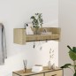 vidaXL Scaffale a Parete Rovere Sonoma 100x35x30,5cm Legno Multistrato vidaXL Scaffale a Parete Rovere Sonoma 100x35x30,5cm Legno Multistrato