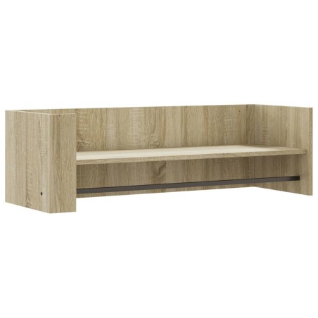 vidaXL Scaffale a Parete Rovere Sonoma 100x35x30,5cm Legno Multistrato