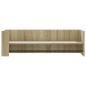 vidaXL Scaffale a Parete Rovere Sonoma 100x35x30,5cm Legno Multistrato vidaXL Scaffale a Parete Rovere Sonoma 100x35x30,5cm Legno Multistrato