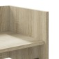 vidaXL Scaffale a Parete Rovere Sonoma 100x35x30,5cm Legno Multistrato vidaXL Scaffale a Parete Rovere Sonoma 100x35x30,5cm Legno Multistrato