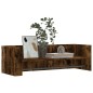 vidaXL Mensola a Muro Rovere Fumo 100x35x30,5 cm Legno Multistrato vidaXL Mensola a Muro Rovere Fumo 100x35x30,5 cm Legno Multistrato