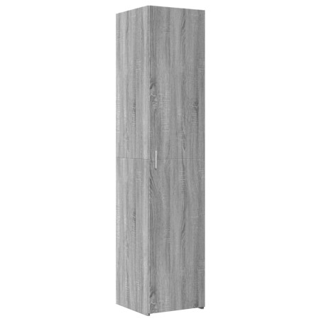 vidaXL Credenza Grigio Sonoma 40x42,5x185 cm in Legno Multistrato