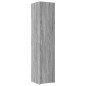 vidaXL Credenza Grigio Sonoma 40x42,5x185 cm in Legno Multistrato vidaXL Credenza Grigio Sonoma 40x42,5x185 cm in Legno Multistrato
