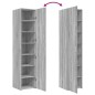 vidaXL Credenza Grigio Sonoma 40x42,5x185 cm in Legno Multistrato vidaXL Credenza Grigio Sonoma 40x42,5x185 cm in Legno Multistrato