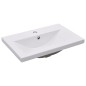 vidaXL Set Mobili da Bagno 2 pz in Ceramica e Legno Multistrato vidaXL Set Mobili da Bagno 2 pz in Ceramica e Legno Multistrato