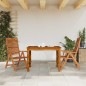 vidaXL Sedie Giardino Pieghevoli Reclinabili 2pz Legno Massello Acacia vidaXL Sedie Giardino Pieghevoli Reclinabili 2pz Legno Massello Acacia