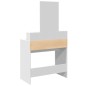 vidaXL Toeletta con Specchio Bianco 80x41x144,5 cm vidaXL Toeletta con Specchio Bianco 80x41x144,5 cm
