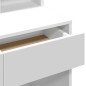 vidaXL Toeletta con Specchio Bianco 80x41x144,5 cm vidaXL Toeletta con Specchio Bianco 80x41x144,5 cm