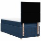 vidaXL Giroletto a Molle con Materasso Blu 90x190 cm in Tessuto vidaXL Giroletto a Molle con Materasso Blu 90x190 cm in Tessuto