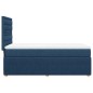 vidaXL Giroletto a Molle con Materasso Blu 90x190 cm in Tessuto vidaXL Giroletto a Molle con Materasso Blu 90x190 cm in Tessuto