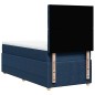 vidaXL Giroletto a Molle con Materasso Blu 90x190 cm in Tessuto vidaXL Giroletto a Molle con Materasso Blu 90x190 cm in Tessuto