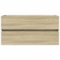 vidaXL Set Mobili da Bagno 2 pz in Ceramica e Legno Multistrato vidaXL Set Mobili da Bagno 2 pz in Ceramica e Legno Multistrato