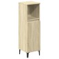 vidaXL Set Mobili da Bagno 3 pz Rovere Sonoma in Legno Multistrato vidaXL Set Mobili da Bagno 3 pz Rovere Sonoma in Legno Multistrato