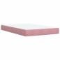 vidaXL Giroletto a Molle con Materasso Rosa 120x190 cm in Velluto vidaXL Giroletto a Molle con Materasso Rosa 120x190 cm in Velluto