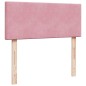 vidaXL Giroletto a Molle con Materasso Rosa 120x190 cm in Velluto vidaXL Giroletto a Molle con Materasso Rosa 120x190 cm in Velluto